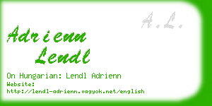 adrienn lendl business card